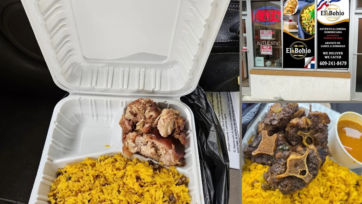 Freshly prepared Caribbean meals ready to serve